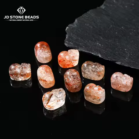 1 Pc Natural Black Super Seven Quartz Carved Pixiu Bead Wealth Lucky Pendant for Jewelry Making Diy 