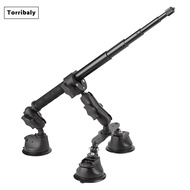 [Torribaly]Car Suction Cup Mount Kit with Selfie Stick Ball Head Adapter for X4 X3 Action Camera Acc