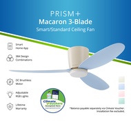 [NEA CLIMATE VOUCHER $400] PRISM+ Oasis Pro Macaron Smart Ceiling Fan | 3 Blades | Integrated Dimmab