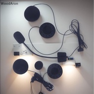 [WoodAron] 1 Set Helmet  Headset Accessories For LEXIN B4FM/GTX/G2P/G16/G1/Mes/Novus Motorcycle Audi