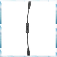 [G V W E] Power Extension Cord, Iec320 C7 to C8 Power Adapter Extension Cord with Switch Control wit