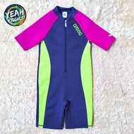 Arena THICK SWIMSUIT GIRLS NEOPRENE KIDS SWIMWEAR SWIMSUIT WETSUIT THERMAL BODY WARMER SIZE 6 YEARS