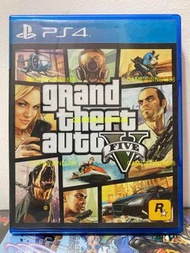 （中古二手）PS4遊戲  GTA V 俠盜獵車手5 GRAND THEFT AUTO V  港版中英文版