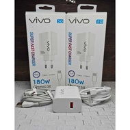 Travel Charger 180W Vivo 5G Super VOOC Fast Charging 5G Kabel Micro USB/Type C - Warna Putih