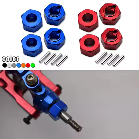 GPM Metal 5mm Thickness Wheel Hex Adapter Adaptor LOS212011 for LOSI 1/18 Mini-T 2.0 2WD Stadium Tru