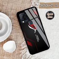 populer soft case glass kaca infinix hot 10s terbaru kesing kaca case - infinix hot 10s