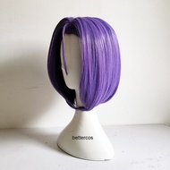 Pokemon Team Rocket James Cosplay Wig Light Purple Heat Resistant Synthetic Hair Wigs + Wig Cap