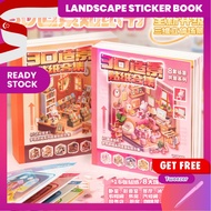 [KW] Mini Town Builder Series | 3D Scene Sticker, Journaling, Scrapbook, Stress Relief – HB 48-49