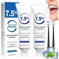 7.5% Hydroxyapatite Toothpaste Fluoride-Free Hydroxyapatite Toothpaste Whitening7.5% Nano Hydroxyapa