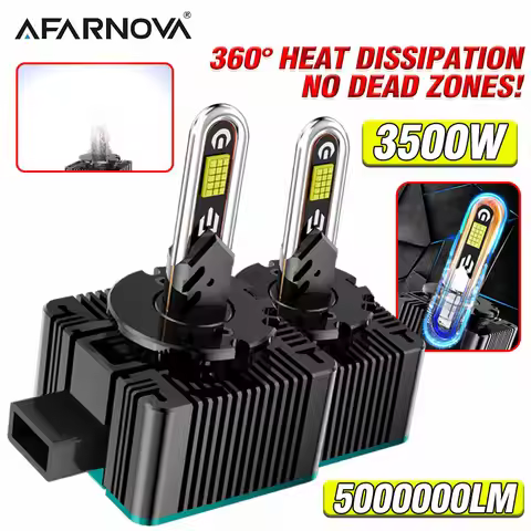 3500W D3S D3R D1S LED Led Xenon HID Kit D2S D4S Car Headlights Bulbs Canbus Auto Lamps Turbo LED For