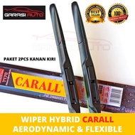 Wiper Hybrid Mobil Toyota Calya - Sigra Original Carall Premium Wiper Blade Kaca Depan Karet Silicon