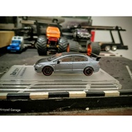 Diecast Inno64 Honda Civic Type R FD2 Matte Grey Minus Outer Box