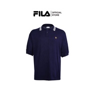 FILA เสื้อโปโลผู้ชาย OLD MONEY รุ่น POA240701M - Navy