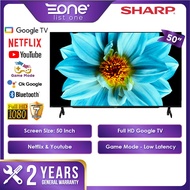 【24H Ship Out】Sharp 50 Inch AQUOS Full HD Google TV 2TC50EG1X (New Model) | Android TV 4K UHD 4TC50D