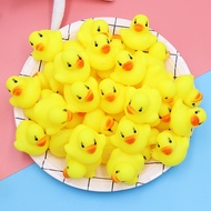 Silicone Yellow Duck Bathing Toy Ducklings Children's Educational Toys Pinch Called Duck,Duck's fami