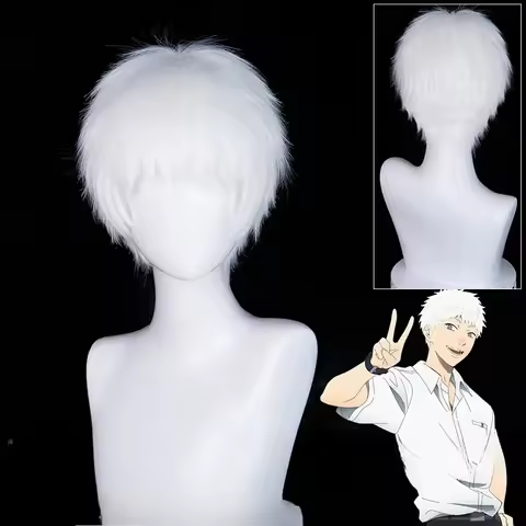 Anime “Summer of Light” Hikari Inu Multi-Character Roleplay Wig Tsujinaka Yoshiki Carnival Edition W