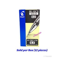Pilot 0.3 G-Tec C3 Roller Ball Pen / Gtec Signpen <Sold per Box> G tec C-3
