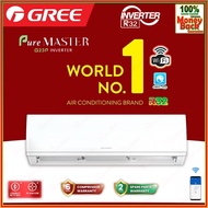 Save4.0 Gree Premium Inverter Air Conditioner 1.0hp - 2.5hp Queen Series / Pure Mastes Inverter ((WiFi Smart Control))