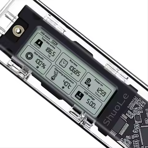 A46U ShuoLe M. 2 NVME / NGFF Dual Protocol Solid State Drive Case Intelligent Digital Health Detecti