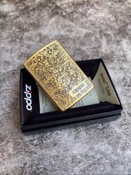 🍀Zippo 打火機純銅唐草