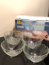 友訊 D-Link 股東會紀念品 鍋寶鮮匯玻璃碗（4入組）
