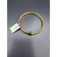 Emas 375 bangle lembut 4.6cm (G27)