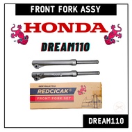 100% RED CICAK FRONT FORK ASSY DREAM110 - DREAM 110 FI EX5110 EX5 110  FORK DEPAN ABSORBER