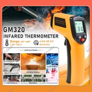 GM320 Laser LCD Digital Industrial Thermometer Infrared Thermometer Temperature Meter Gun Non-Contac