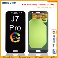 5.5"; AMOLED For Samsung Galaxy J7 Pro LCD Display Touch Screen J730 J730F For Samsung J7 Pro LCD Sc