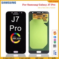 5.5"; Original AMOLED For Samsung Galaxy J7 Pro LCD Display Touch Screen J730 J730F For Samsung J7 P