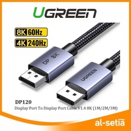 UGREEN DP120 8K DisplayPort Cable 1.4 DP to DP Video Cord 8K 60Hz 4K 240Hz 144Hz HDR for Gaming PC M