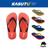 Fipper Wide Series Natural Rubber for Unisex Slipper | Kasut U Men and Women Rubber Slippers Wide Fe