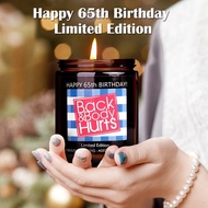 65th Birthday Gifts for Women, 65th Birthday Gifts for Men, Happy 65th Birthday Decorations Scented 