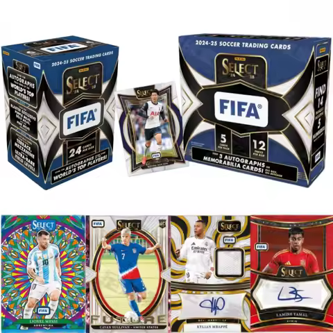 Official Authentic 2024/25 Panini Select FIFA Hobby/Value Football Superstar Signature Card High Val