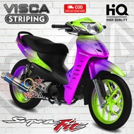 Stiker Striping Supra Fit New Full Body Variasi Bunglon