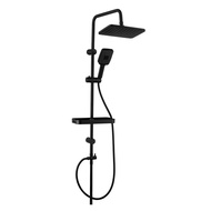 HomePro ฝักบัว RAIN SHOWER น้ำอุ่น  ALL-BLACK แบรนด์ RASLAND