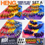 HENG COMPLETE FAIRINGS SET BOLTS FOR RAIDER150 CARB/F.I