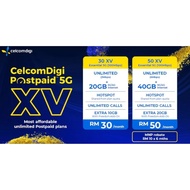 CELCOM DIGI POSTPAID 5G 30XV/50XV. NEW PLAN 2024