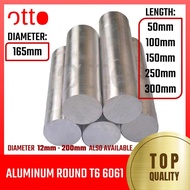 Aluminum Rod T6 6061 - 165mm diameter