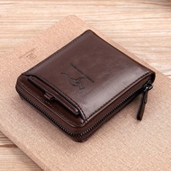 7svf Men's Leather Wallet Fashion Card Seat Men's Luxury Designer Wallet with Zipper Card Seat Short Money Bag Men's GiftMen Wallets