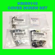 KRISS COVER SUIT SKREW SET KRISS COVER SET SKREW KRISS BODY COVER SKREW SET 3 IN 1 COMPLETE BOLT NUT