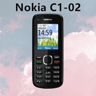 ของแท้โทรศัพท์มือถือปุ่ม Nokia C1-02 ใส่ซิม AIS TRUE 4G ได้เสียงดังและราคาถูกเหมาะสำหรับผู้สูงอายุและนักศึกษา