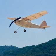 Mainan RC Pesawat Terbang Cessna L-19 Potongan Laser Kayu Balsa