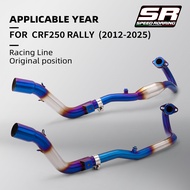 Motorcycle Modified Exhaust Link Pipe Fit For crf300 crf300l Rally CRF250L/RALLY 2012-2024 Anterior 