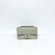 CHANEL鼠尾草灰羊皮淡金釦CF20/A69900