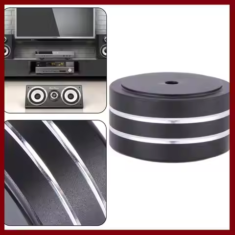 4PCS HIFI Speaker Spikes Stand Feet Pad Aluminum Alloy Shock Absorber Pad Isolation Stand Feet Pad f