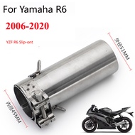 Motorcycle Modified Large Discharge YAMAHA YAMAHA YZF-R6 Middle Section Stainless Steel R6 Exhaust P