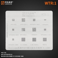 on sell amaoe wtr bga reballing stencil for se ic chip wtr2955 wtr2965 wtr2605 wtr2100 wtr5975 wtr16