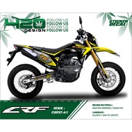 HONDA CRF 150L Cross Motorcycle Sticker Accessories - Motorcycle Decal Sticker CRF 150L FullbodyHOND