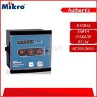 MIKRO EARTH LEAKAGE RELAY AC198-265V(MIKRO-NX301A/A198-265)